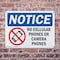 Signmission No Cellular Phones Or Camera Phones, 10 in W x Rectangle, Plastic OS-2PACK-NS-P-710-L-14434 - alternate 7